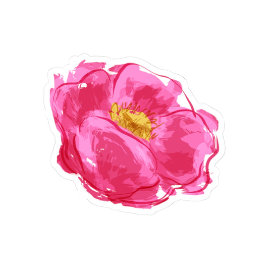 Pink Wild Rose Sticker