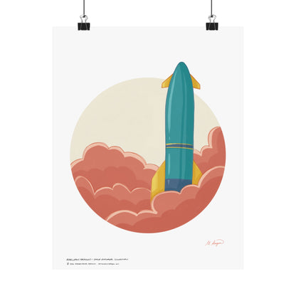 Rocket Art Print