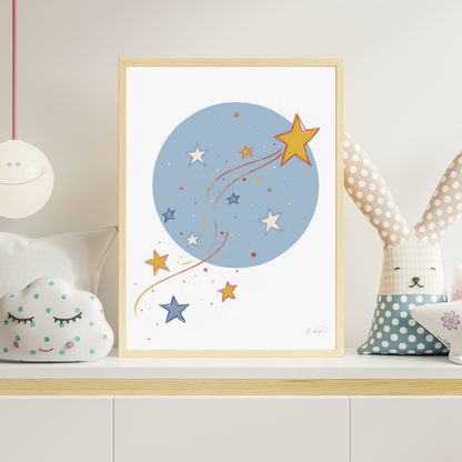 Shooting Star Art Print