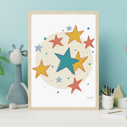Star Cluster Art Print