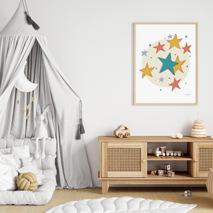 Star Cluster Art Print