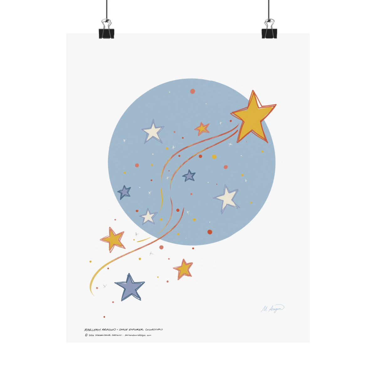 Shooting Star Art Print